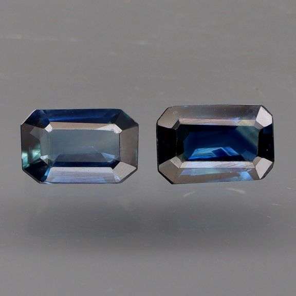 Heated only! 1.12ct navy blue pair of Australian Sapphires!