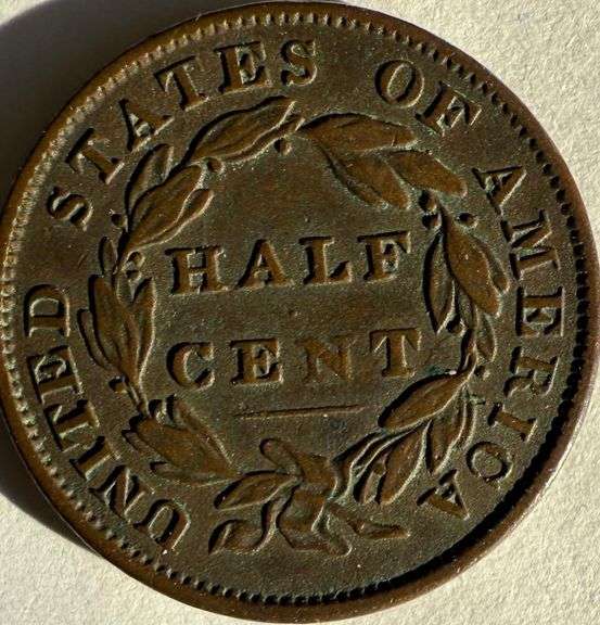 Nice 1834 Half Cent