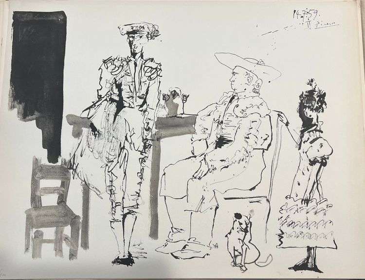Pablo Picasso Toro "Bullfighter" Lithograph from 1960 Portfolio