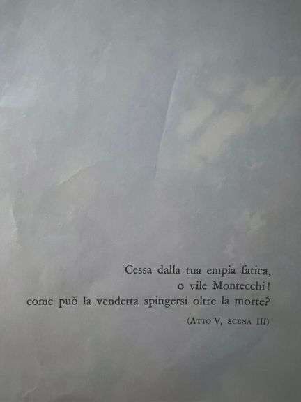 Original plate Signed Salvador Dalí Lithograph from the Romeo & Juliet Rizzoli Edition, Milan 1975