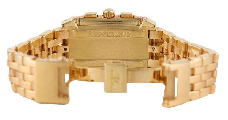 Jaeger LeCoultre Reverso Gran Sport, 28 X 43.5mm, 18K Yellow Gold Watch