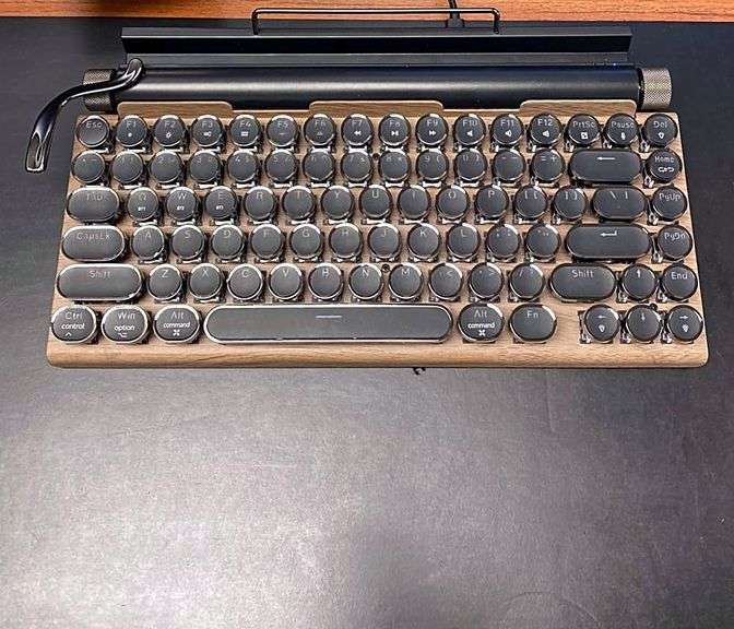 Retro Typewriter Keyboard Wireless Mechanical Keyboard