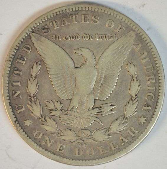Choice VF 1879-CC Morgan Silver Dollar. Rare this nice