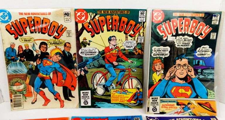 6 DC Comics - Superboy, Superman and Heroes