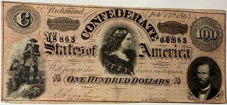 $100 Red 1864 Series CSA Note