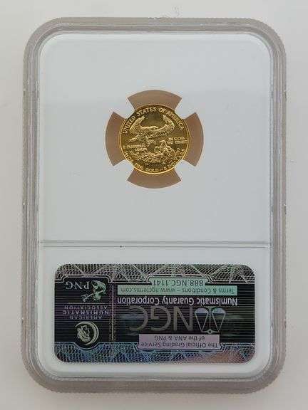 1991 $5 Gold Eagle, NGC MS69