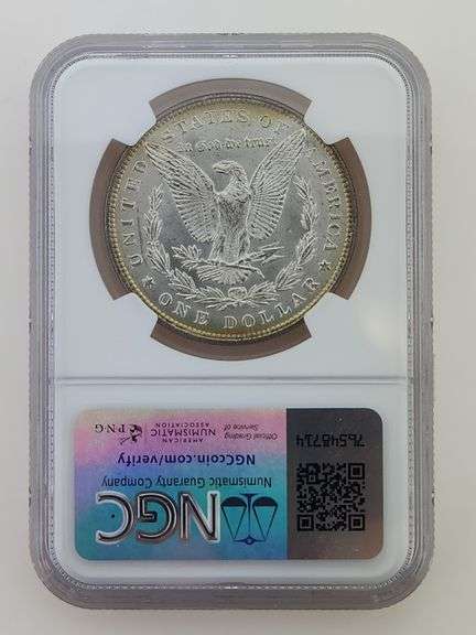 1885 Morgan Silver Dollar, NGC MS63
