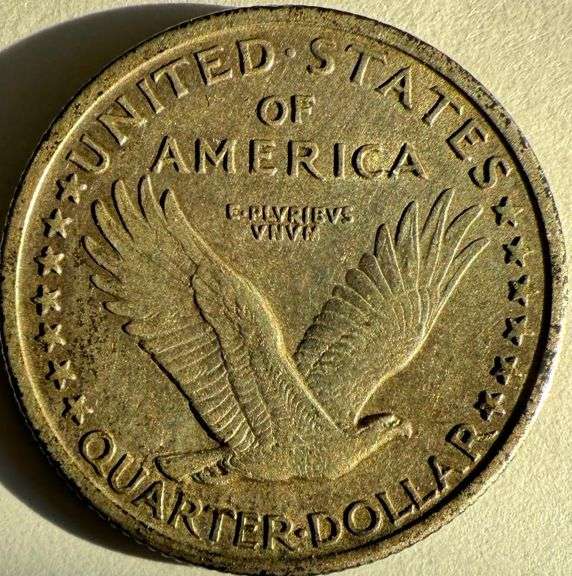 1917 S Type 1 Standing Liberty Quarter