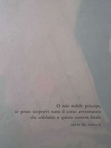 Original plate Signed Salvador Dalí Lithograph from the Romeo & Juliet Rizzoli Edition, Milan 1975