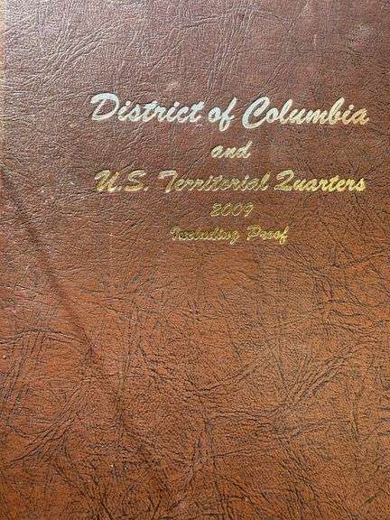DC & US 2009 Territorial Quarters Unc & Proofs