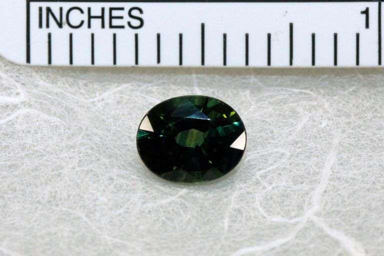 Fine Natural Green Sapphire - 1.58 cts.