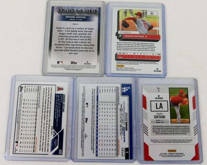 5 Shohei Ohtani Baseball Cards