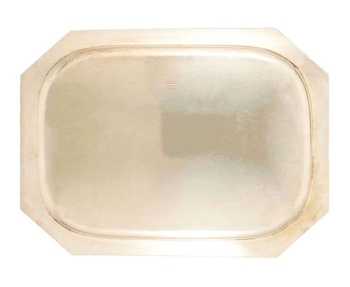 Antique Tiffany & Co. Cut Corner Tray in Sterling