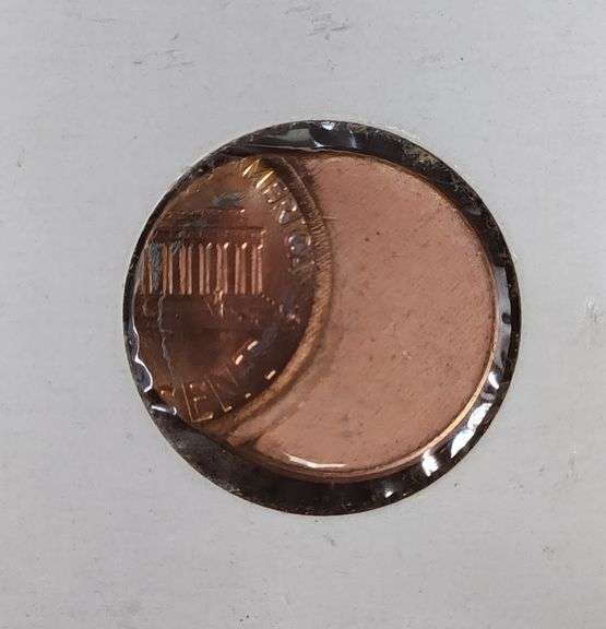 1995 Lincoln Cent Off Center Mint Error