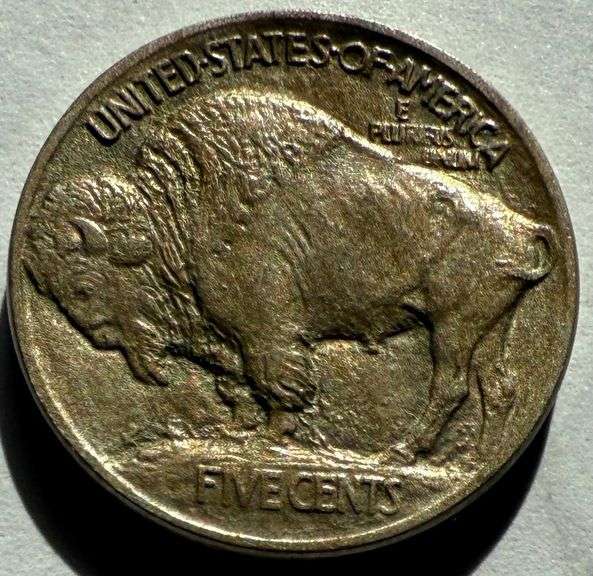 1913 Raised Mound BU Buffalo Nickel
