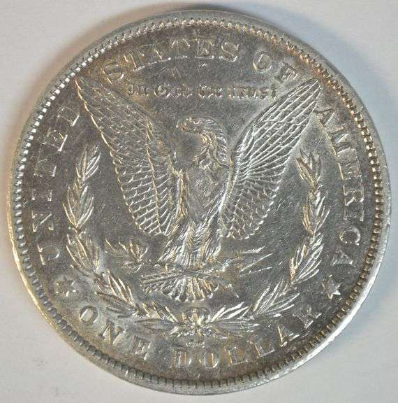 Nearly BU 1878-CC Morgan Silver Dollar, Flashy