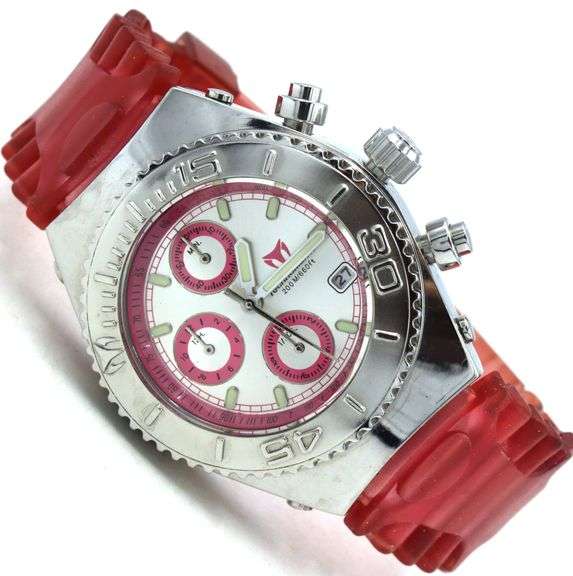 TechnoMarine Cruise chronograph quartz pink watch