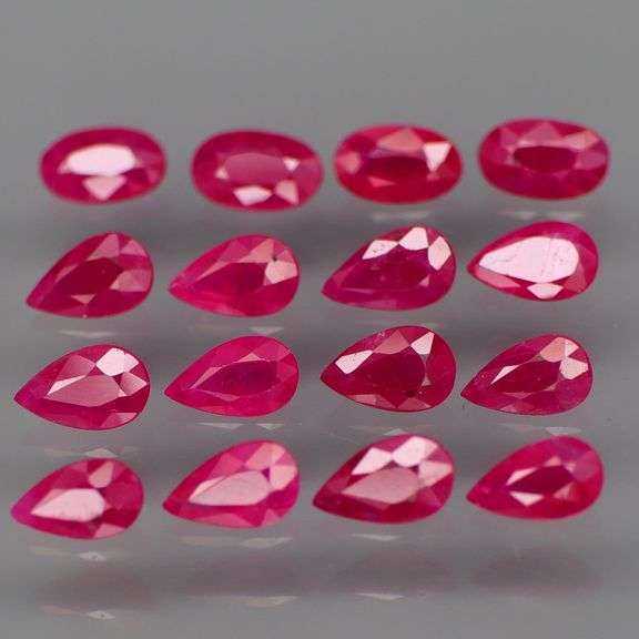Collectors 3.87ct PIGEONS BLOOD Burmese Ruby set!!!