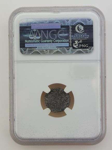 105-90BC Bactria, Indo-Greeks/Hermaios, NGC XF