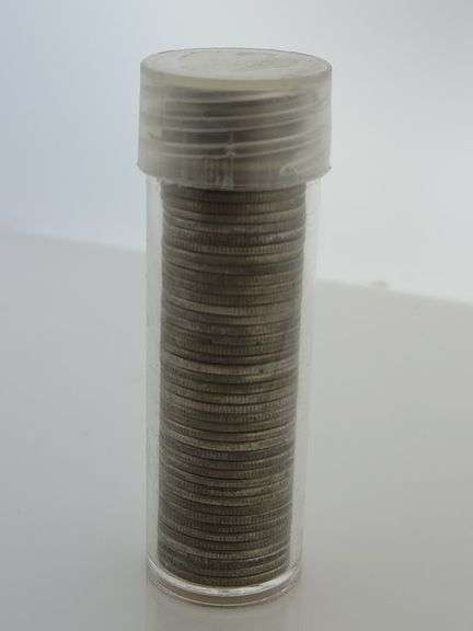 1946-D UNC Roll Of 90% Silver Dimes