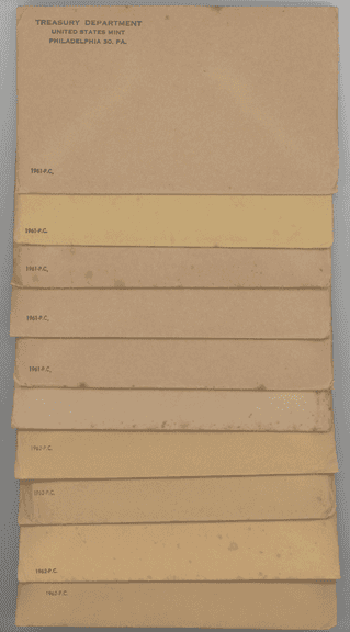 Great lot of ten (10) UNOPENED Silver Proof Sets. 5 each 1961 & 1962