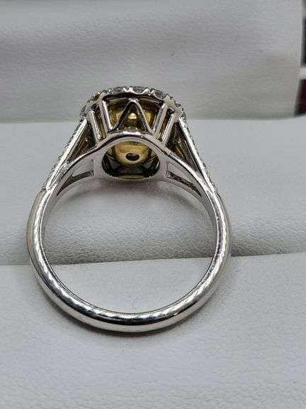 Timeless Diamond Halo Engagement Ring