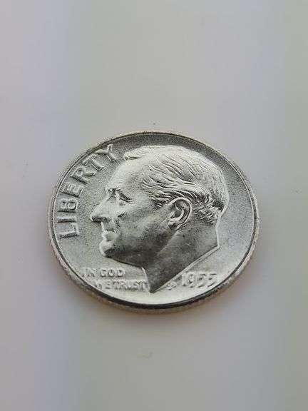 1955 Roll Of UNC Roosevelt Dimes