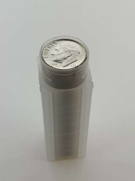 1956 Roll Of UNC Roosevelt Dimes