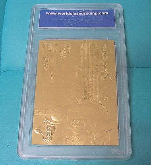 1996-1997 KOBE BRYANT FLEER 23K GOLD ROOKIE SIGNATURE CARD GEM MINT 10