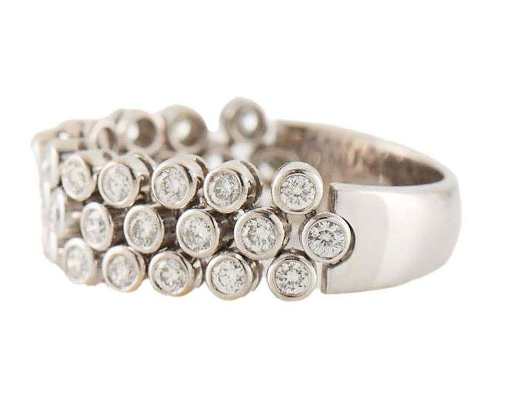 Sonia Bitton 1.70ctw Diamond Bezel Set Half Flex Band Ring in 14K