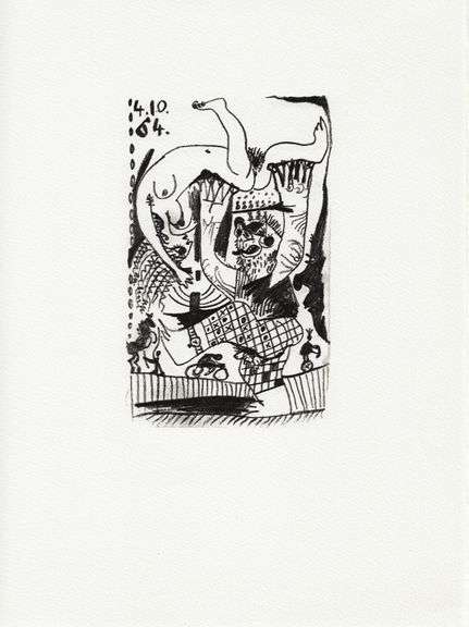 Exclusive Limited Edition Pablo Picasso Lithograph "Le Gout du Bonheur", 1970