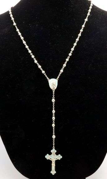 Rosary 925 sterling silver