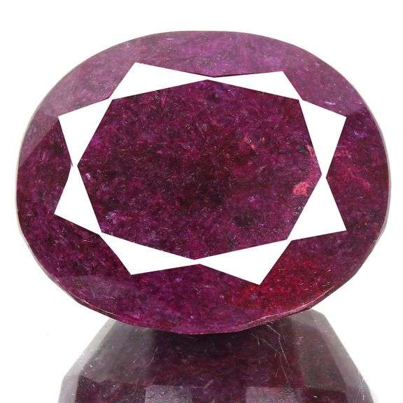 Magnificent Certified Museum Size 1350 Ct Natural Red Ruby Solitaire