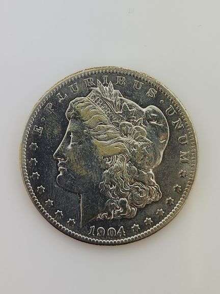 1904-S Morgan Silver Dollar, Cleaned "Key Date"