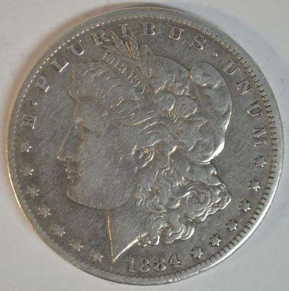 Pleasing 1884-CC Morgan Silver Dollar in VF/XF