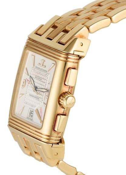 Jaeger LeCoultre Reverso Gran Sport, 28 X 43.5mm, 18K Yellow Gold Watch