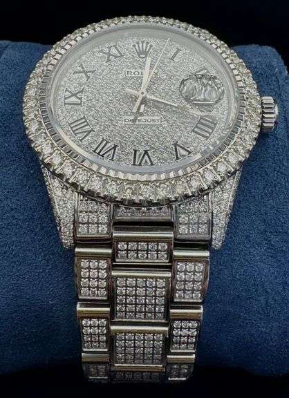 New Custom Iced Out Rolex Datejust 36mm