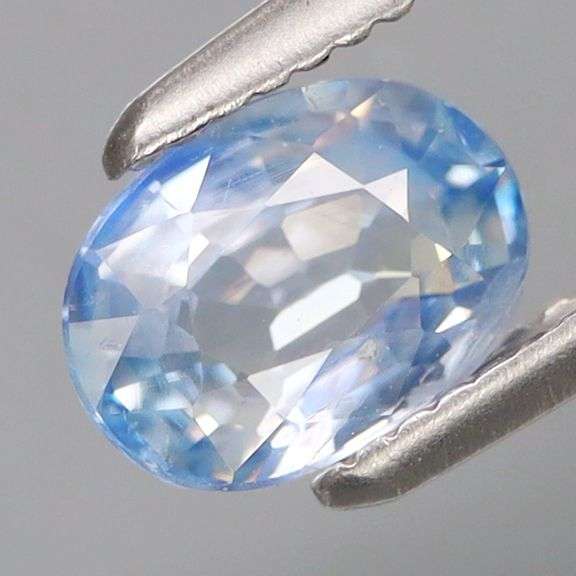 Amazing color in this .84ct platinum blue Sapphire!