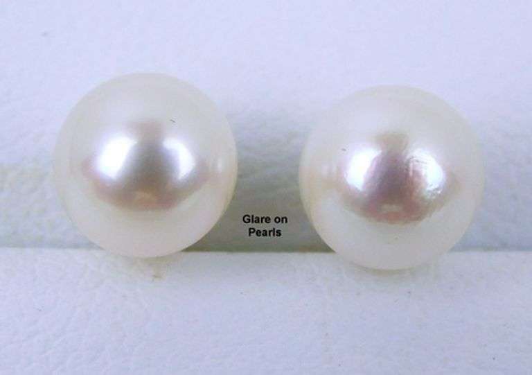 14K Gold 6.5MM Pearl Stud Earrings