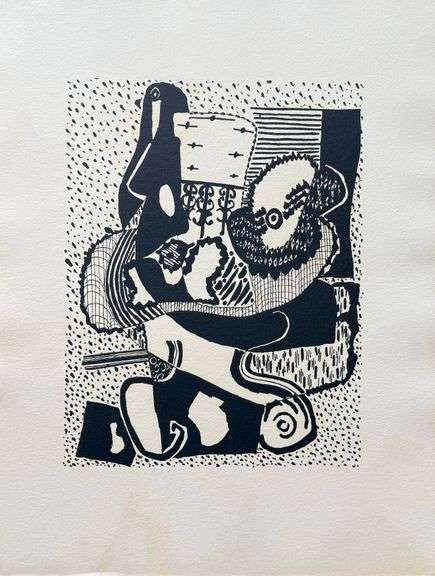 Highly Collectible Picasso Woodcut Circa 1955