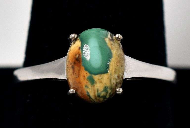 Turquoise Gemstone Ring in Sterling Silver