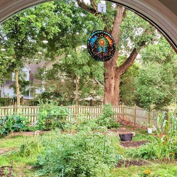 Tree of Life Stained Glass Sun Catcher