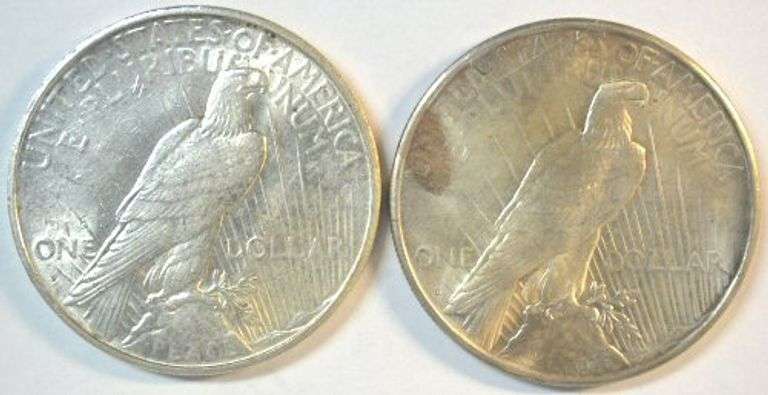 Scarce 1925-S in AU/BU and 1926-D in BU, cleaned