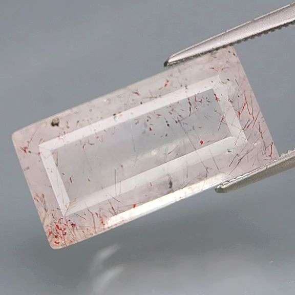 Incredible size! Untreated! 15.51ct REAL Strawberry Quartz!