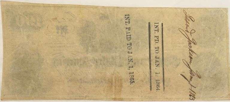 $100 1862 Series CSA Note