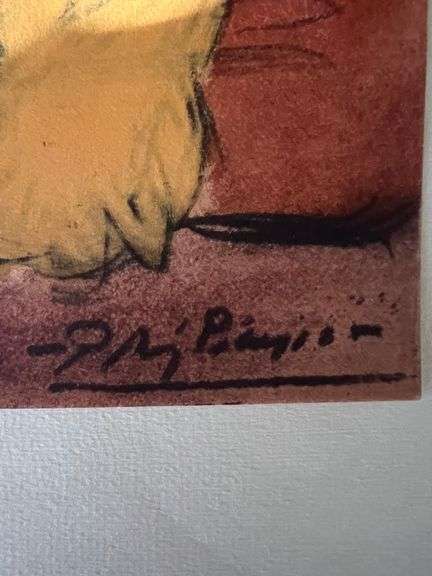 Original Lithograph from Picasso Les Bleus de Barcelona Picasso 1963 Portfolio