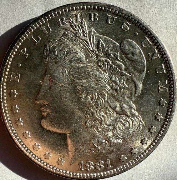 1881 S BU Morgan Dollar.