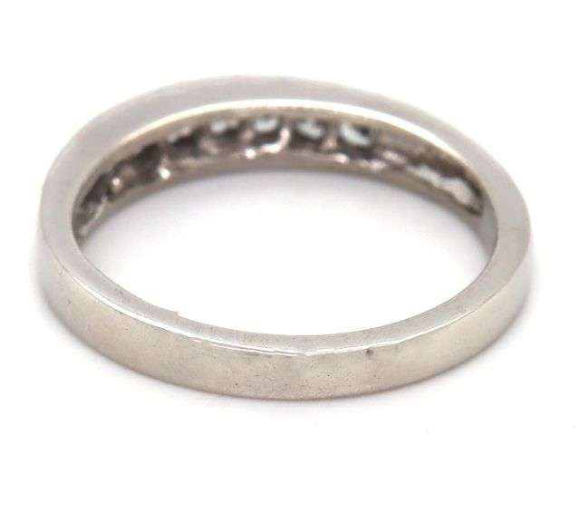 Stunning 950 Platinum Channel Set Diamond Band