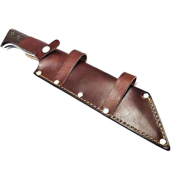 Handmade Viking Seax Knife with Leather Sheath