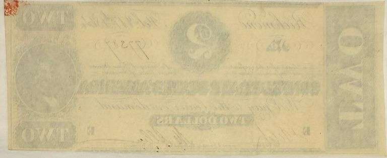 $2 Nearly Almost  Uncirculated Feb 17 1864 Series Confederate States Note